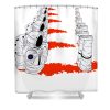 chainsaw man astronaut allen roberts transparent - Anime Shower Curtain Shop