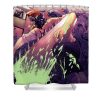 chainsaw man girl gift becky owen - Anime Shower Curtain Shop