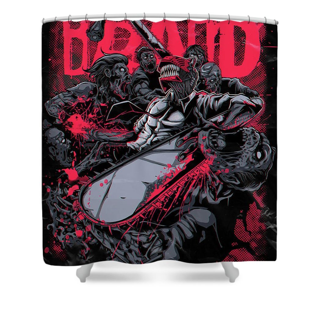 chainsaw man nguyen hai - Anime Shower Curtain Shop