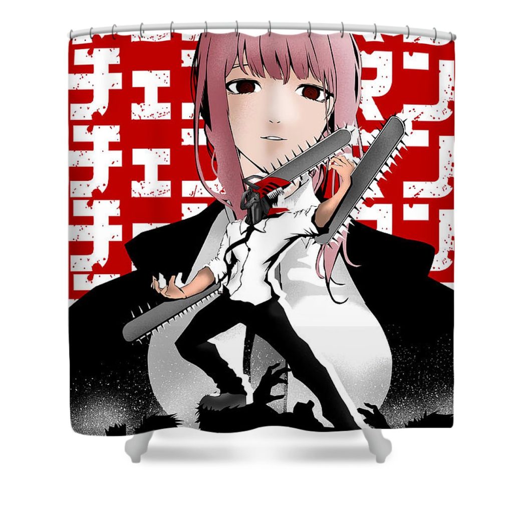 chainsaw man poster jones ben - Anime Shower Curtain Shop