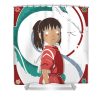 chihiro swan swimy transparent - Anime Shower Curtain Shop