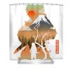 classic photo thorfinn vinland saga anime gifts for fans lotus leafal transparent - Anime Shower Curtain Shop