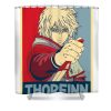 classic thorfinn vinland saga anime gifts for fans lotus leafal transparent - Anime Shower Curtain Shop