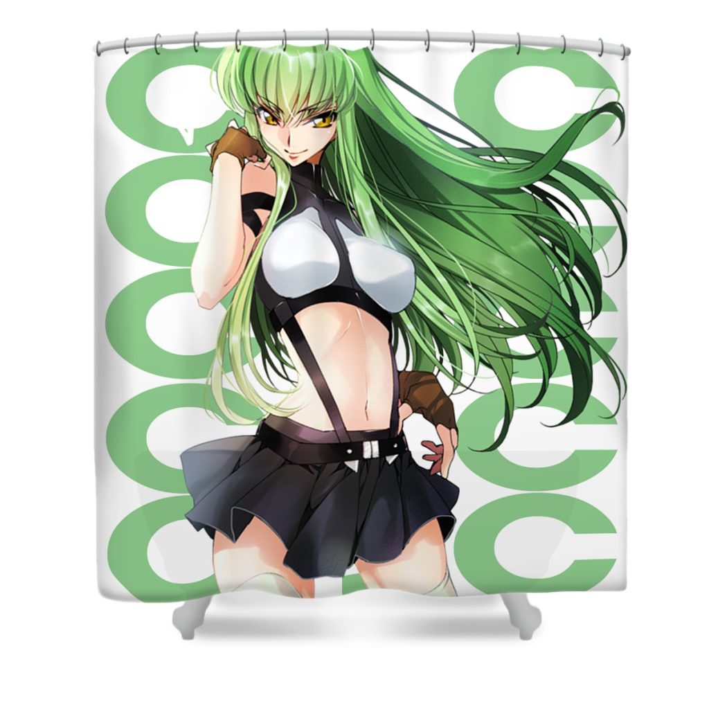 code geass cc name anime anime art transparent - Anime Shower Curtain Shop