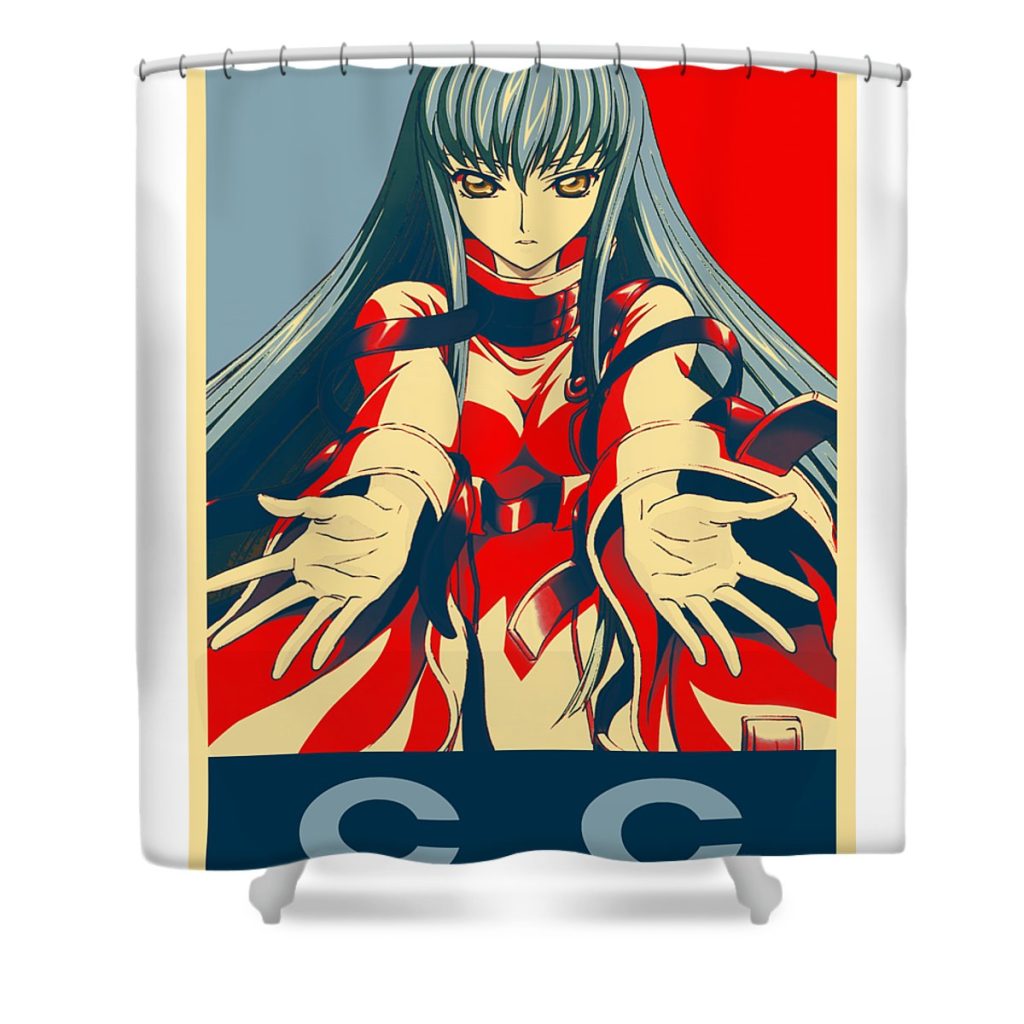 code geass retro art cc anime art transparent - Anime Shower Curtain Shop