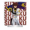 code geass suzaku name anime anime art transparent - Anime Shower Curtain Shop