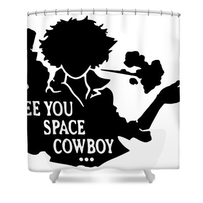 cowboy bebop guntur siswanto transparent - Anime Shower Curtain Shop