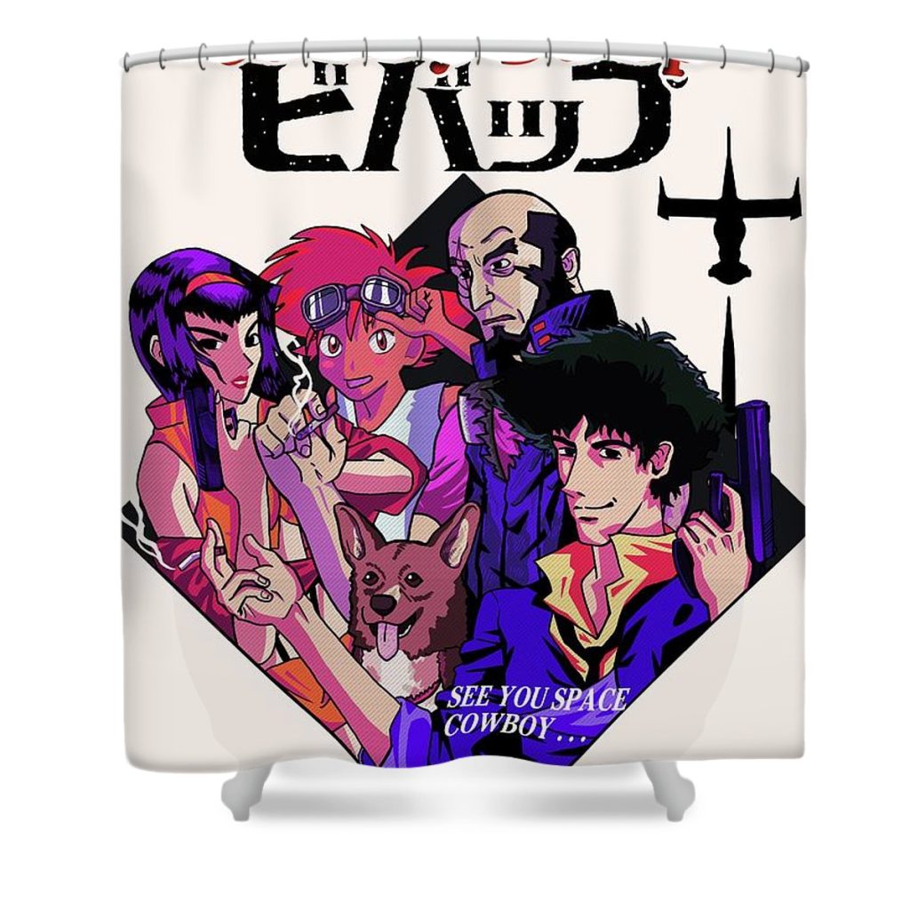 cowboy bebop zachariah dietz - Anime Shower Curtain Shop