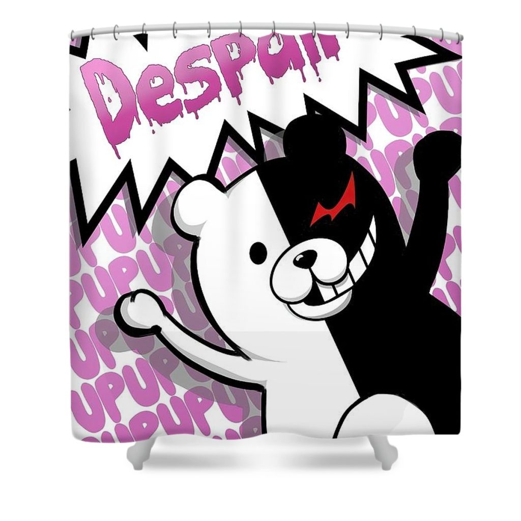 danganronpa monokuma despair alex mohammed - Anime Shower Curtain Shop