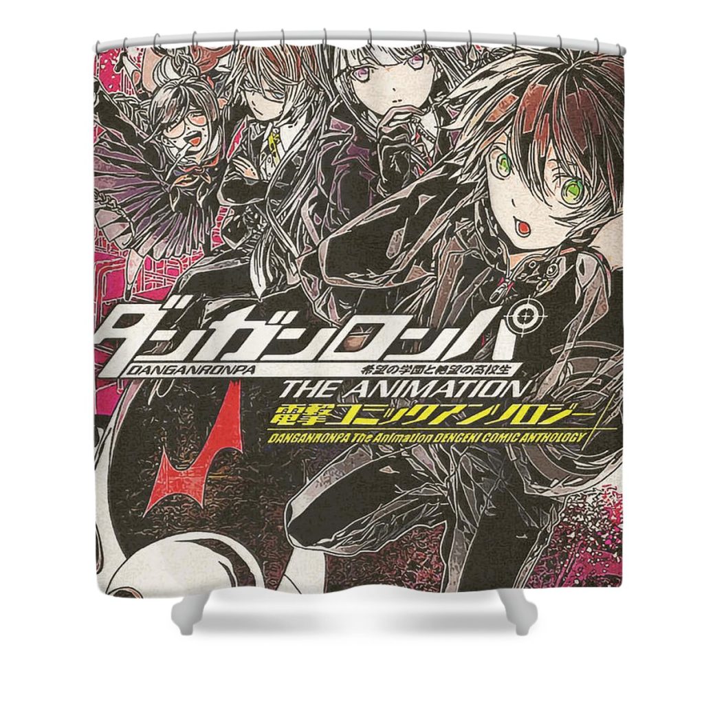 danganronpa the animation stars aesthetic aiden lewis - Anime Shower Curtain Shop