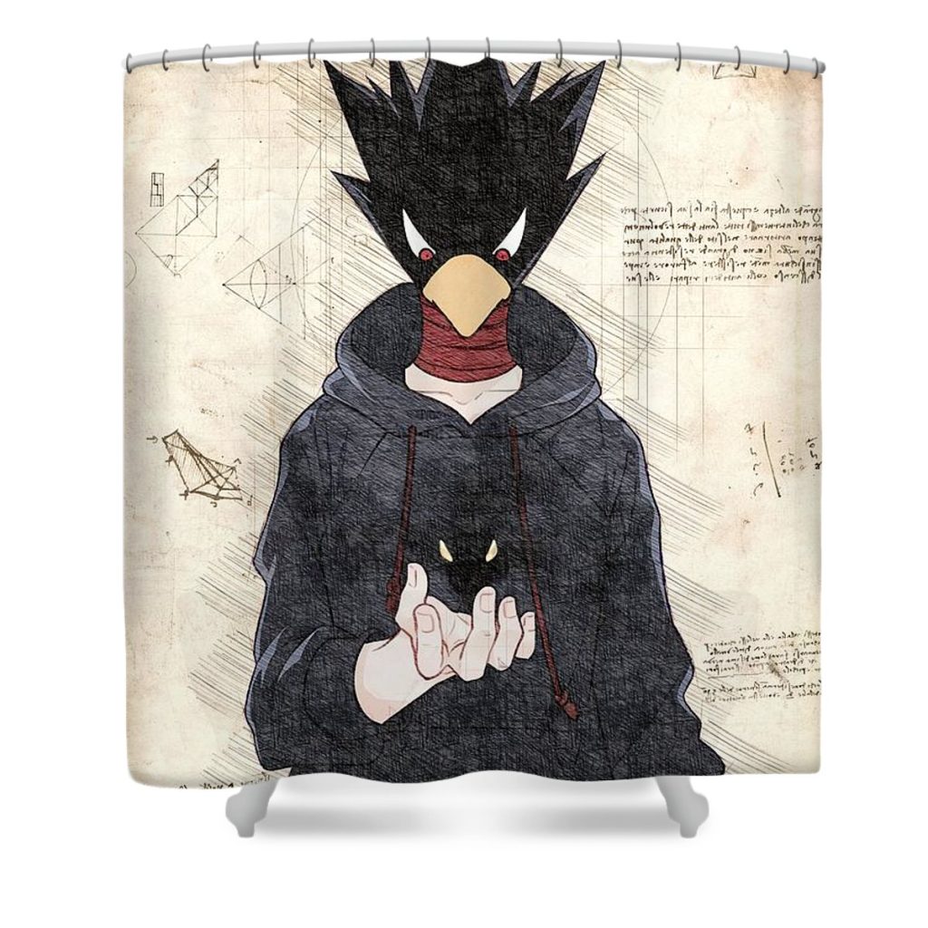 dark shadow artwork big mart - Anime Shower Curtain Shop