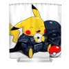 dark side from pikachu hhadikin lucu transparent - Anime Shower Curtain Shop