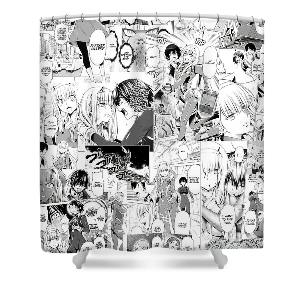 darling in the franxx manga collage price kevin - Anime Shower Curtain Shop