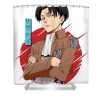 day gift for attack on titan levi attack of eren lotus leafal transparent - Anime Shower Curtain Shop