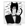 day gift for manga shinigami anime gifts music fans anime chipi transparent - Anime Shower Curtain Shop