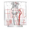 day gifts for kill anime la kill manga funny graphic gift anime chipi transparent - Anime Shower Curtain Shop