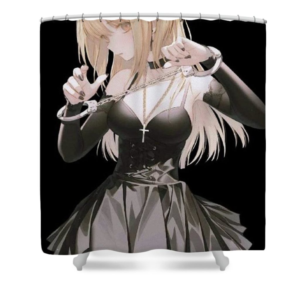 death note misa amane handcuffed death note - Anime Shower Curtain Shop