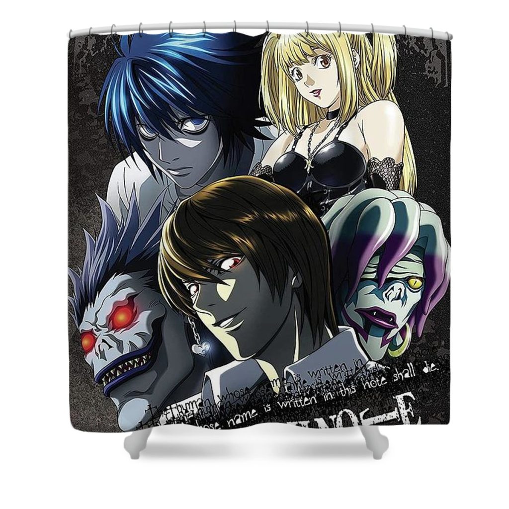 death note the human whose name death note - Anime Shower Curtain Shop