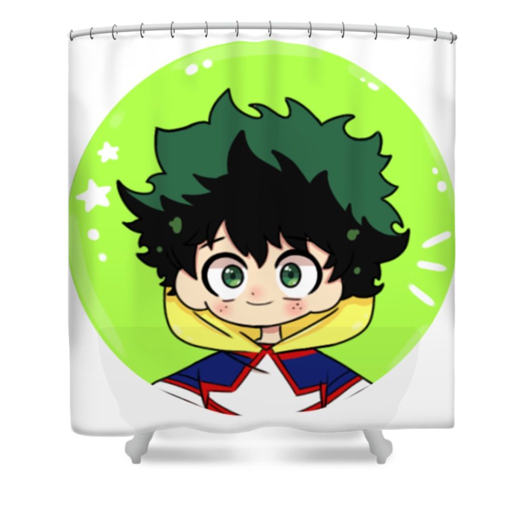 deku tinh tran le thanh transparent - Anime Shower Curtain Shop