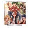 dekus birthday liel ilyaev - Anime Shower Curtain Shop