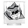 demon girl ahegao face markousi kocic transparent - Anime Shower Curtain Shop