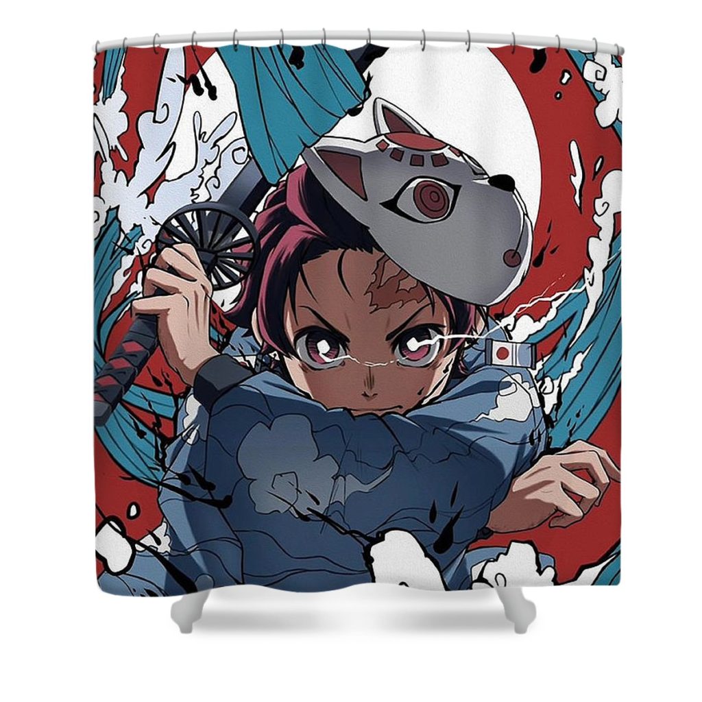 demon slayer asni surono - Anime Shower Curtain Shop