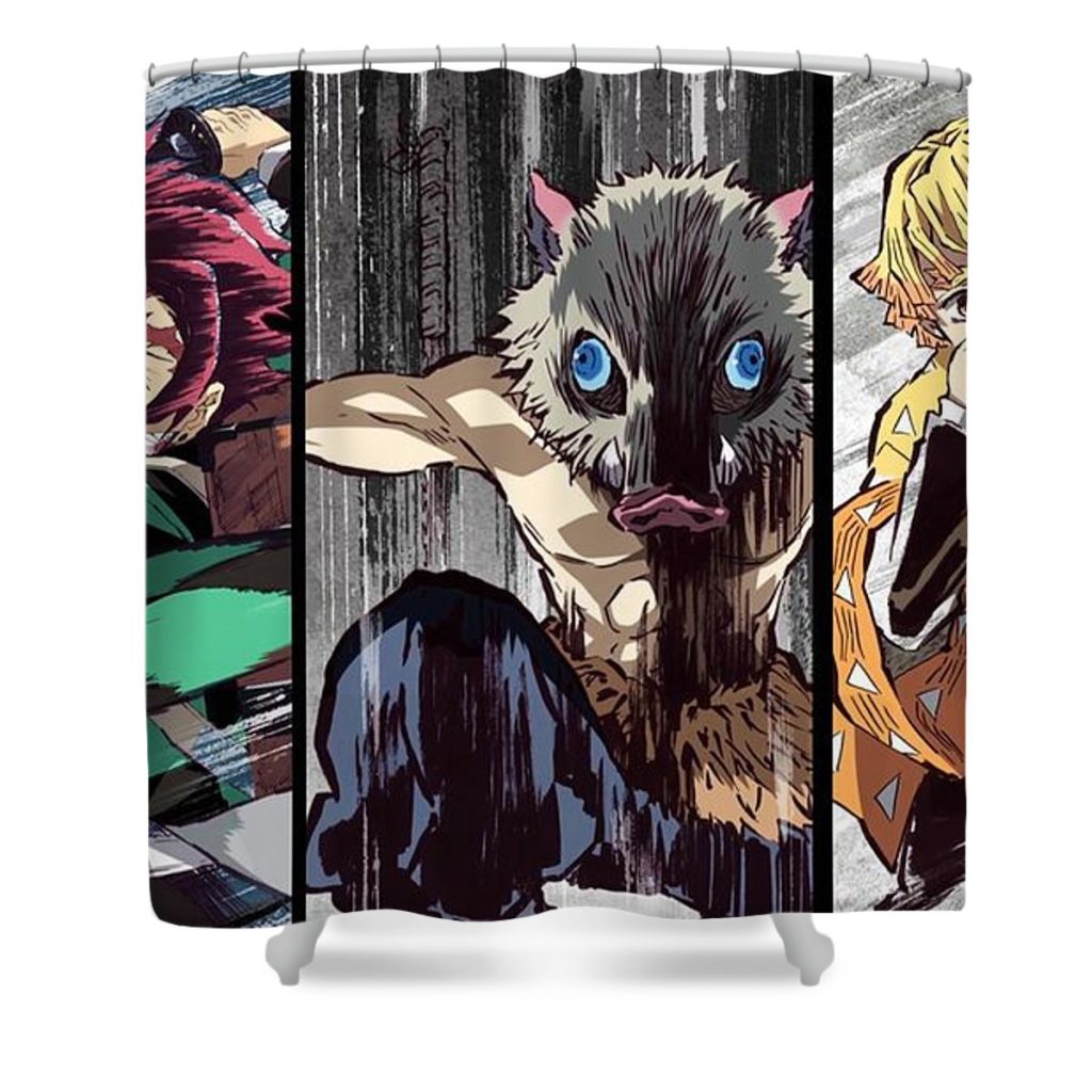 demon slayer bhavya agarwal - Anime Shower Curtain Shop