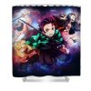 demon slayer group artwork big mart - Anime Shower Curtain Shop