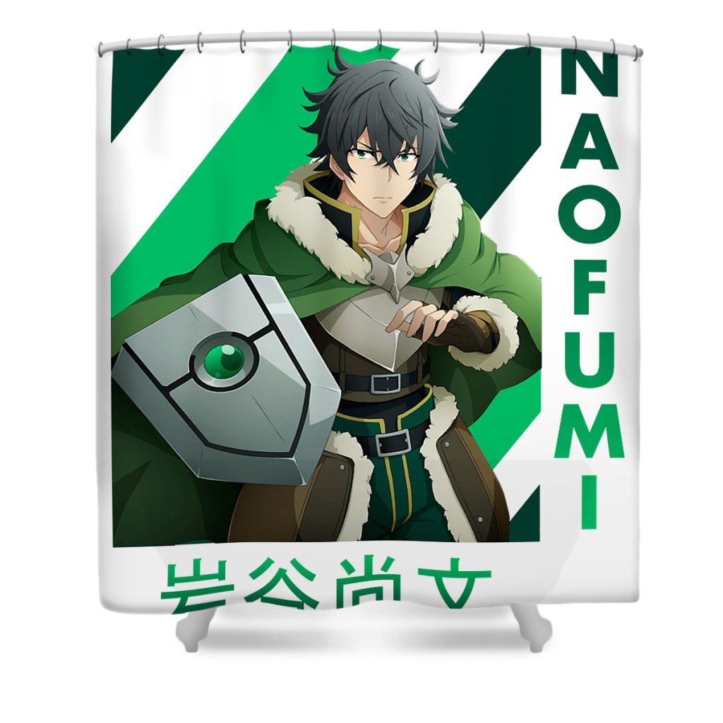 design the rising of the shield hero naofumi adventure manga series lotus leafal transparent - Anime Shower Curtain Shop