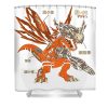 digimon adventure anime metalgreymon anime art transparent - Anime Shower Curtain Shop