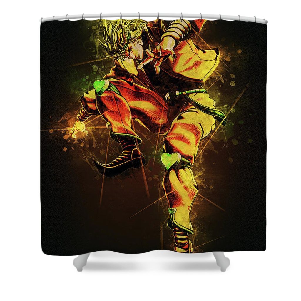 dio brando kun funny - Anime Shower Curtain Shop