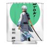 dr stone gintoki sakata dinh nhat transparent - Anime Shower Curtain Shop