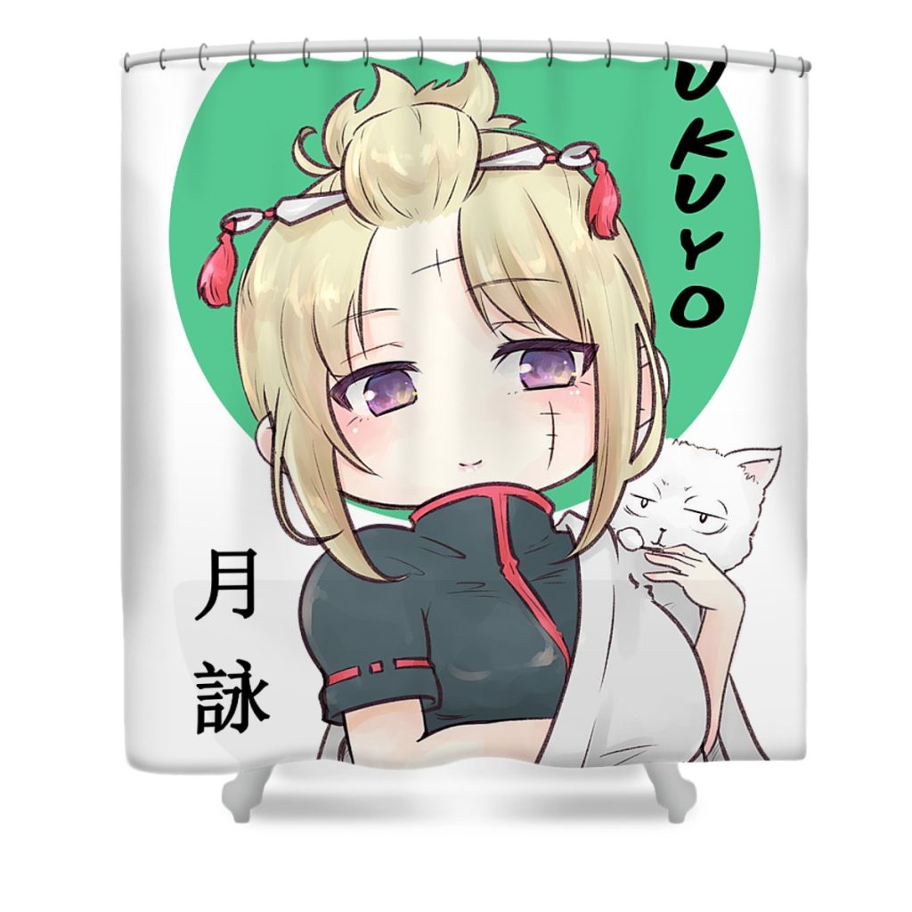 dr stone tsukuyo anime dinh nhat transparent - Anime Shower Curtain Shop