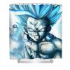 dragon ball z father son kamahamaha gareth williams transparent - Anime Shower Curtain Shop