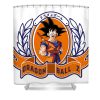 dragon ball z goku mural angelita m heffernan transparent - Anime Shower Curtain Shop