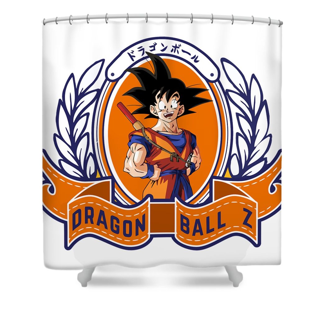 dragon ball z goku mural angelita m heffernan transparent - Anime Shower Curtain Shop