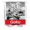 dragon ball z goku red band logo angelita m heffernan transparent - Anime Shower Curtain Shop