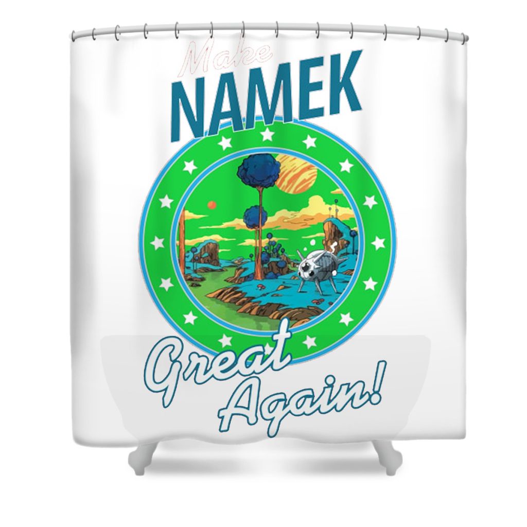 dragon ball z make namek great again joann d myers transparent - Anime Shower Curtain Shop