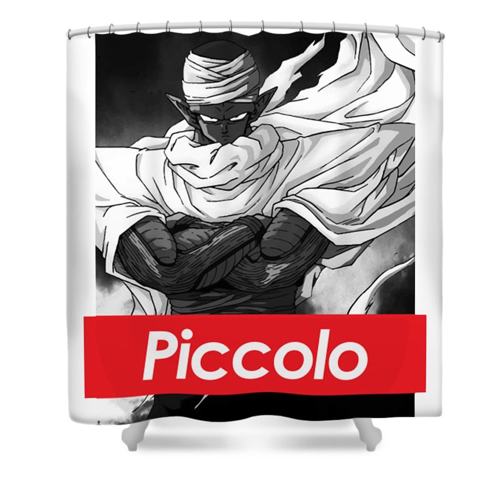 dragon ball z piccolo red band logo angelita m heffernan transparent - Anime Shower Curtain Shop