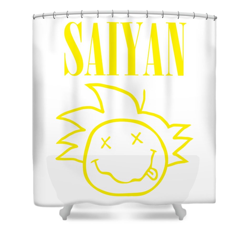 dragon ball z saiyan nirvana mix angelita m heffernan transparent - Anime Shower Curtain Shop