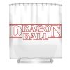 dragon ball z stranger things text karen w wyatt transparent - Anime Shower Curtain Shop