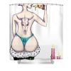 eat pizza sellena telo transparent - Anime Shower Curtain Shop