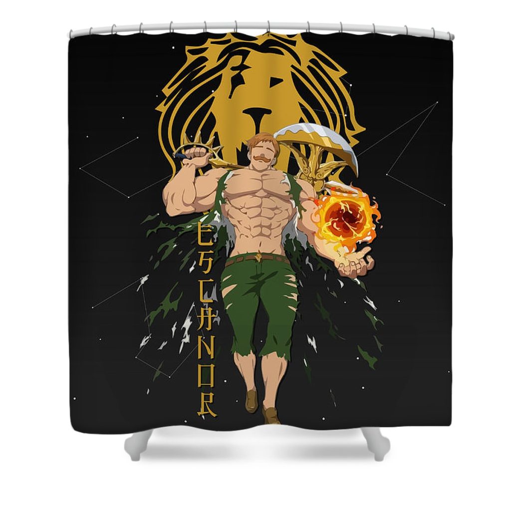 escanor of pride nanatsu no taizai kitaru normin - Anime Shower Curtain Shop