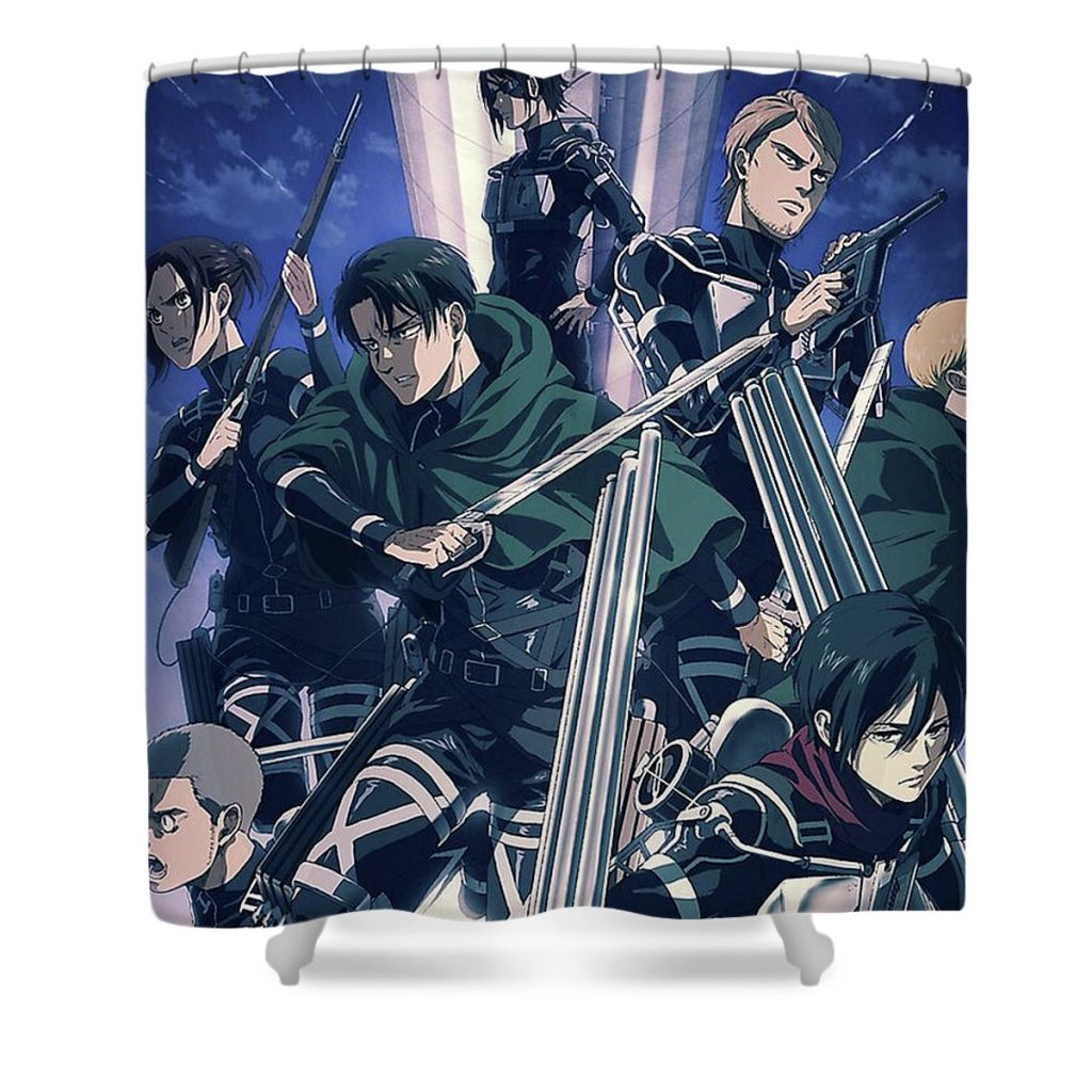 fight aot brittany satterfield - Anime Shower Curtain Shop