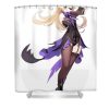 fischl genshin impact merch silva nianggitry transparent - Anime Shower Curtain Shop