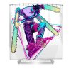 for men women chainsaw man anime video game transparent - Anime Shower Curtain Shop