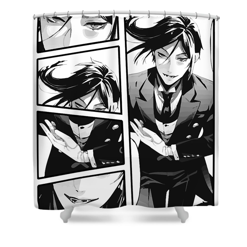 for mens womens manga shinigami anime awesome for movie fans anime chipi transparent - Anime Shower Curtain Shop