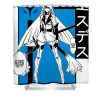 for mens womens series akame manga ga kill shonen awesome for music fan anime chipi transparent - Anime Shower Curtain Shop