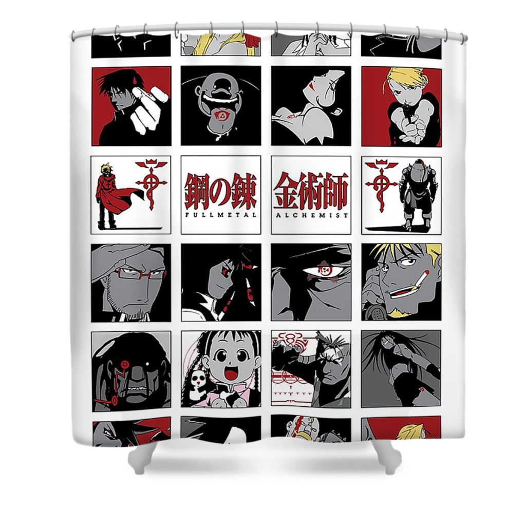 fullmetal alchemist eddy han transparent - Anime Shower Curtain Shop