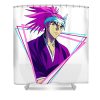 funny bleach anime renji abarai anime video game transparent - Anime Shower Curtain Shop